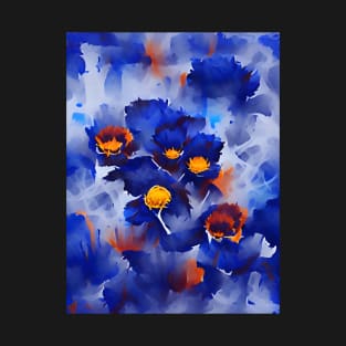 Abstract Marigolds Watercolour T-Shirt