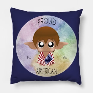 Proud to be American (Sleepy Forest Creatures) Pillow