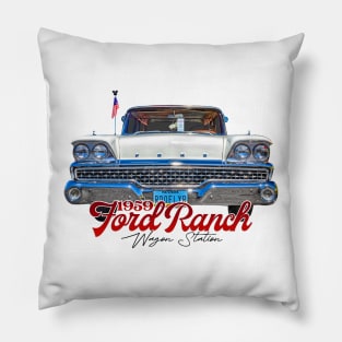 1959 Ford Ranch Station Wagon Pillow