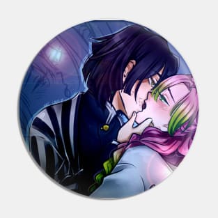 Kimetsu no yaiba - ObaMitsu kiss Pin