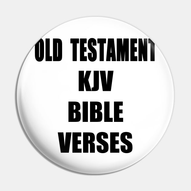 "OLD TESTAMENT KJV BIBLE VERSES" Text Typography Pin by Holy Bible Verses