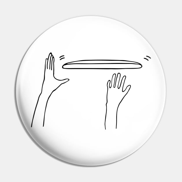 Ultimate Frisbee "Reach For The Sky" Pin by G-Worthy