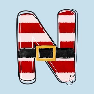 Letter N (Christmas Alphabet) T-Shirt