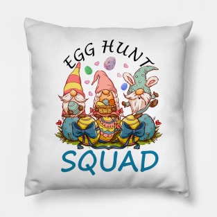 Egg Hunt Squad, Matching Family Easter Shirts Pillow