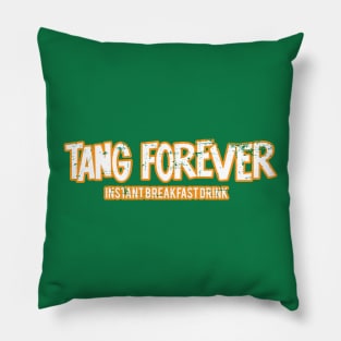 Tang Forever Instant Breakfast Drink Orange White Pillow