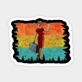 The Queen of Motown Mary Nostalgia Fashion Magnet