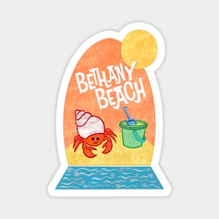 Bethany Beach Hermit Crab Magnet