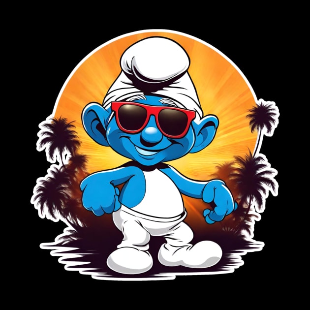 smurf enjoying his summer by Smurf