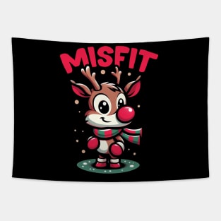 Misfit Reindeer - Rudolph the Red-Nosed Tapestry