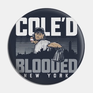 Gerrit Cole Coled Blooded Pin