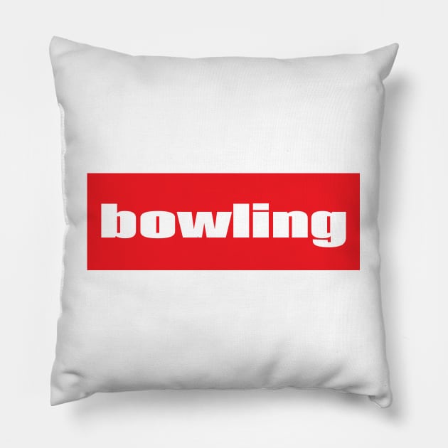 Bowling Pillow by ProjectX23Red