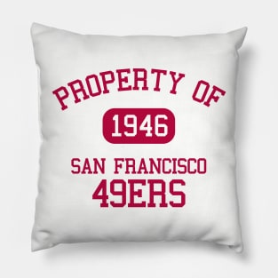 Property of San Francisco 49ers Pillow