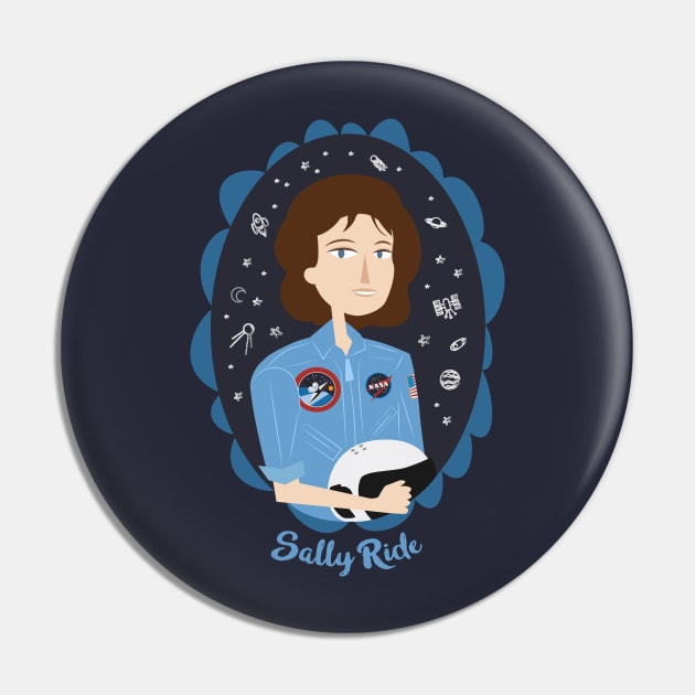 Women of Science: Sally Ride Pin by Plan8