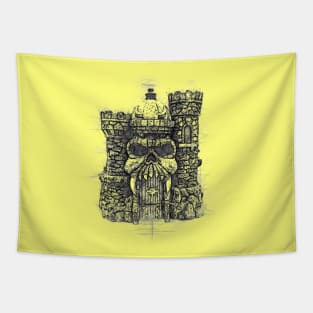 Castle Grayskull Sketch Tapestry