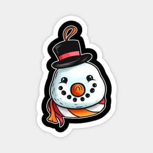 Kawaii Xmas Christmas Tree Ball Globe Snowman Christmas Magnet