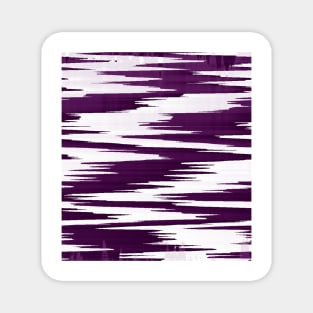 purple and white abstract art  art work decoration Magnet