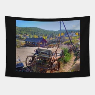 Nederlands Colorado Metal and Wooden Cart Tapestry