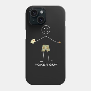 Funny Mens Poker Player Phone Case
