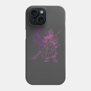 chinese warrior and koi fish Phone Case