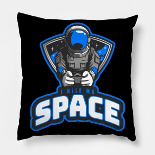 I need my space while gaming Pillow