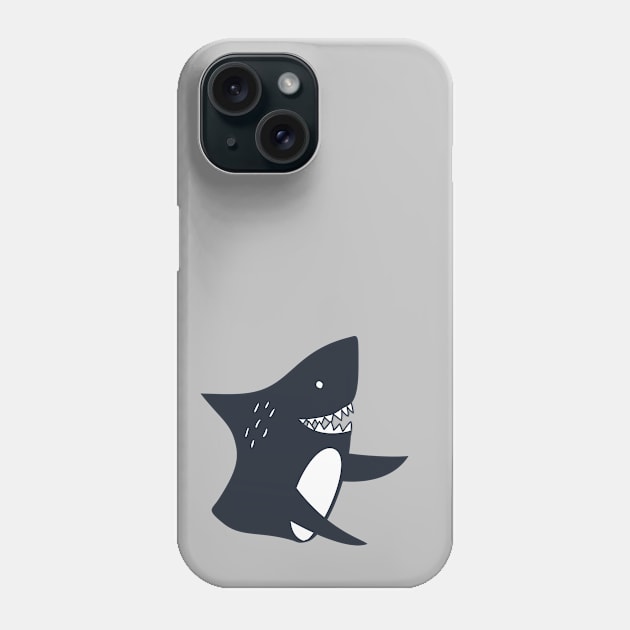 Dangerous Shark Phone Case by JunkyDotCom