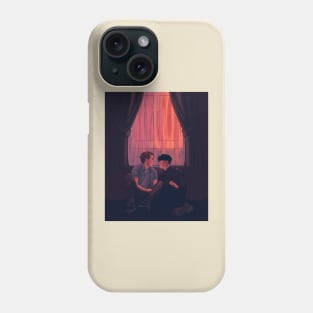 Nick and Charlie- Heartstopper first kiss Phone Case