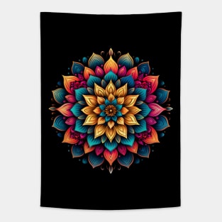 Mandala with Pretty Petals Tapestry