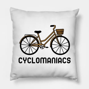 Cyclomaniacs Pillow