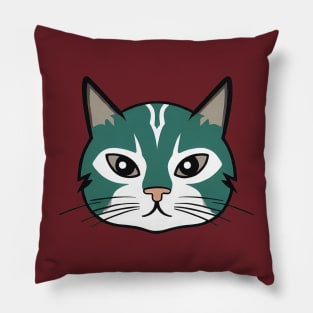 Lovely cat close-up Pillow