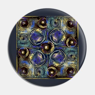 Iridescent Found Object Pattern 11 x 4 Pin