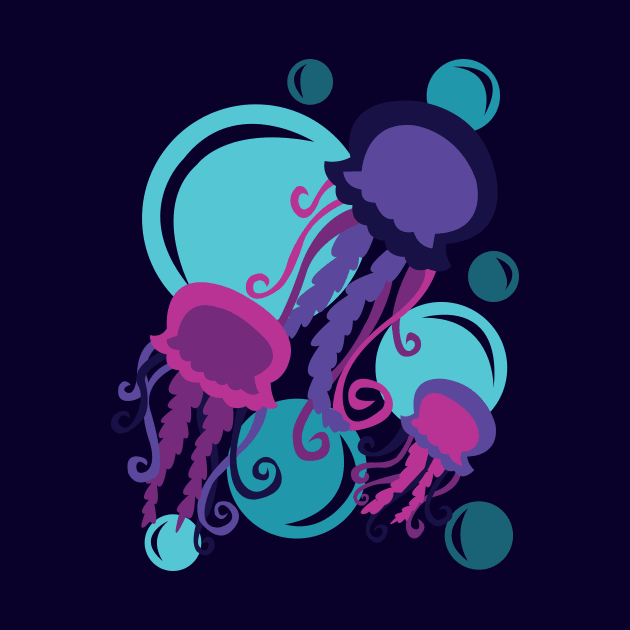 Colorful Jellyfish by COLeRIC