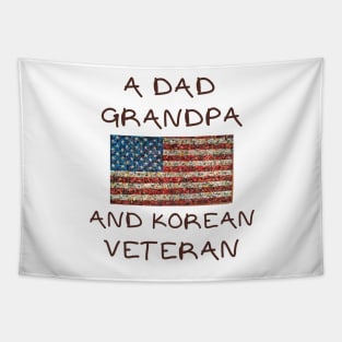 A dad grandpa and korean veteran Tapestry