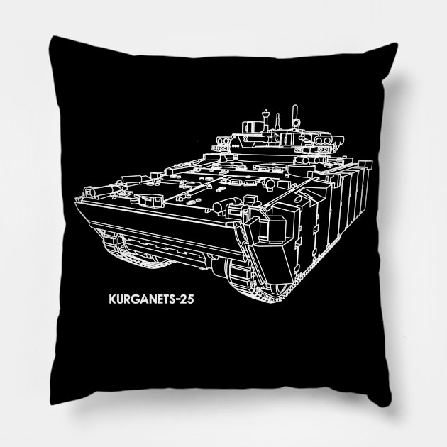 Kurganets-25 Pillow by Arassa Army