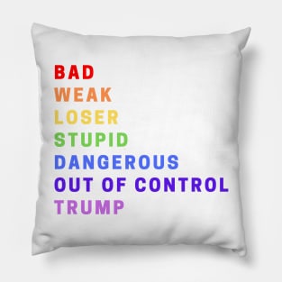 Out of Control Trump Pillow