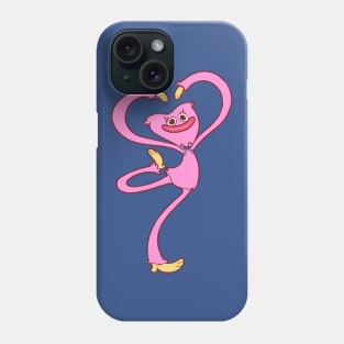 Creepy Dyed Pink Eyelashes Creature Costume Girls Boys Missy Phone Case