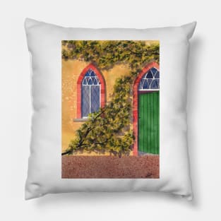 The Green Door Pillow