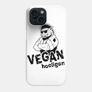 Vegan hooligan - boar Phone Case