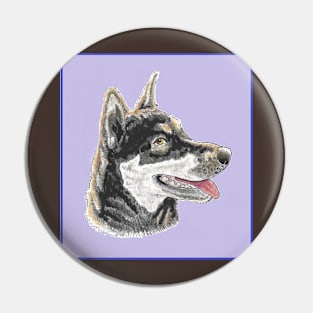 Angel the Husky Pin