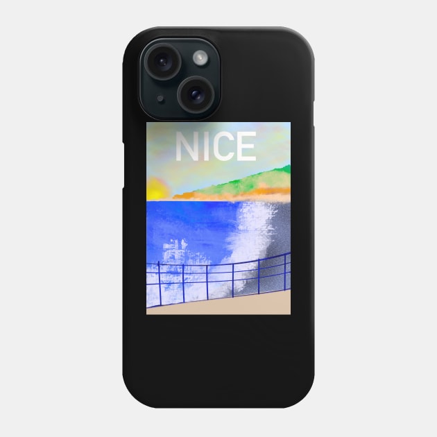 Nice, French Riviera Phone Case by 3ric-