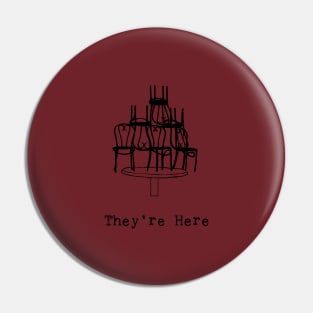 Haunted Chairs - Poltergeist Inspired Design Pin