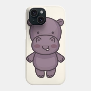 Cute Hippopotamus Cartoon Phone Case