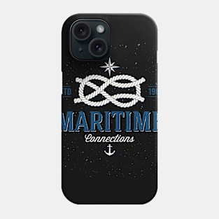 Maritime anchor lighthouse beach shell nautical Phone Case