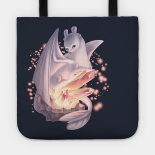 Light Fury & Magic Crystals (How to Train Your Dragon 3) Tote