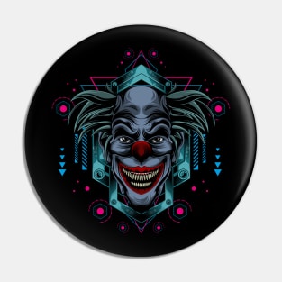 creepy clown Pin