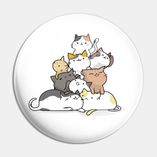 Cat Family Pin