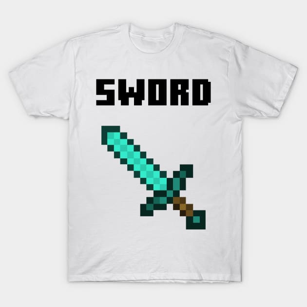Next ROBLOX - Print T-shirt - minecraft sword white/white - Zalando.de