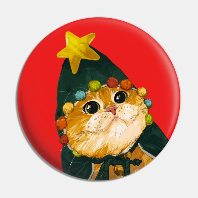 Christmas Tree Cat Hat! Pin by Catwheezie