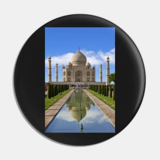 Taj Mahal with reflection. Pin