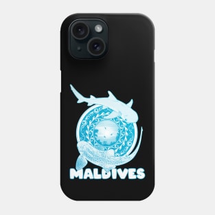 Maldives Leopard Shark Whitetip Reef Shark Phone Case