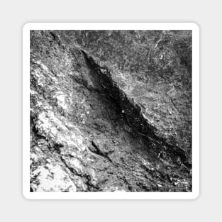 Black and white Rock ridge Magnet